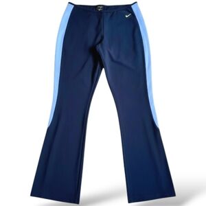 Nike Dri-FIT Bootcut Yoga Pants Vintage Y2K Navy Blue Athletic Womens M